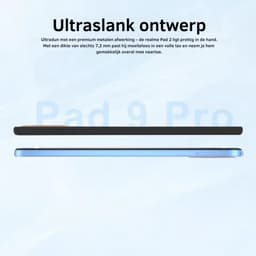 Pad 9 Pro 10.1 Inch 2K Volledig Scherm 16GB+512GB Snapdragon 8 Gen2 Android 24mp + 48Mp High-Performance Tablet - Blauw — thumbnail 4