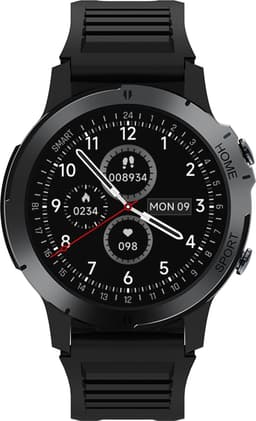 Electrox - Smartwatch met sportfuncties - Smart Horloge - Fitness Tracker - Bluetooth Smartwatch – Full Touchscreen - Bloeddruk & Hartslagmeter - Activity Tracker - Dames en Heren SmartWatch – Ronde - Zwart T35 — thumbnail 5