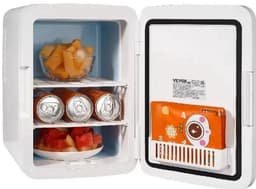 Minibar koelkast - Mini koelkast - Koelkast - Bijzetkoelkast - Makkelijk Mee Te Nemen - Warm & Koel Functie - 10L - Geschikt Voor Cosmetica — thumbnail 1