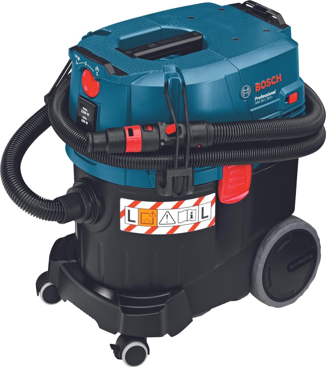 Stofzuiger GAS 35 L SFC + (NL+LUX) (3 x zuigbuis verchroomd 0,35 m, afvoerzak, bochtstuk, SFC+-module, slang 3 m, Ø 35 mm met gereedschapsmof, spleetmondstuk 250 mm, vlakke vouwfilter cellulose, vloerzuigmondset) — afbeelding 1