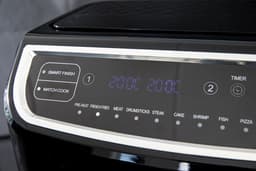 Gastronoma Dubbele Heteluchtfriteuse XL - 9L - 2 manden - 2400W Airfryer - 18290003 - Zwart — thumbnail 5