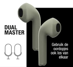 Fresh 'n Rebel Twins Core - Draadloze Bluetooth Oordopjes - Oortjes met 30 uur speelduur - Dried Green — thumbnail 5