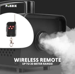 Rookmachine 500 watt - Fuzzix F500 - Rookmachine met draadloze afstandsbediening - 250ml tank - zwart — thumbnail 5