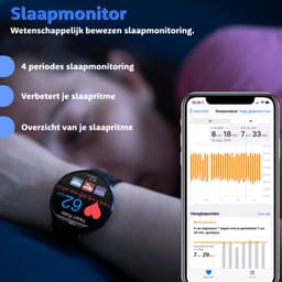 Outdoor Smartwatch WatchGo - 45mm - Touch Screen - IP67 Waterdicht - Heren, dames en kinderen - iOS & Android — thumbnail 5