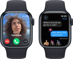 Apple Watch Series 9 - GPS + Cellular - 41mm - Midnight Aluminium Case with Midnight Sport Band S/M — thumbnail 5