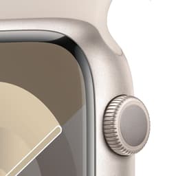 Apple Watch Series 9 - GPS + Cellular - 45mm - Starlight Aluminium Case with Starlight Sport Band - M/L — thumbnail 4