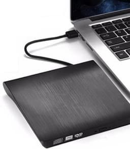 Externe DVD & CD Speler - Externe DVD Speler voor Laptop - Externe DVD Speler Geschikt Voor Windows, Linux & Mac - USB 3.0 - NIEUWSTE VERSIE DVD Speler — thumbnail 1