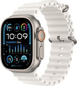 Apple Watch Ultra 2 - GPS + Cellular - 49mm - Titanium Case with Wit Ocean Band — thumbnail 2