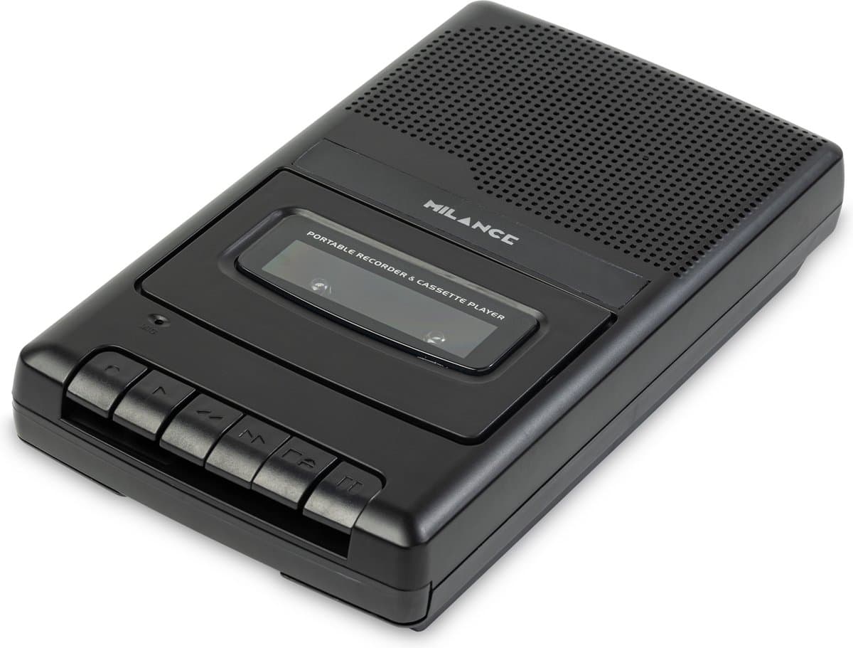Draagbare Cassette Speler met Opnamefunctie - Walkman - Cassette Recorder - Incl. Batterijen — afbeelding 1