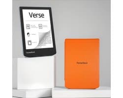 PocketBook Verse e-reader Bright Blue – 6 inch – 8 GB + Oranje hoesje – voordeelbundel