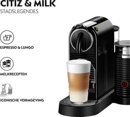 Nespresso De'Longhi CitiZ & Milk EN267.BAE - Koffiecupmachine - Zwart — thumbnail 4