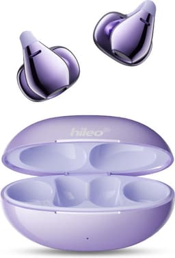 hileo hi86 - Draadloze Oordopjes met Oplaadcase – Paars - Ear clip Air Conduction - Sport - Open-Ear - Bluetooth V5.4 – Draadloze oortjes – Geschikt voor IOS/Android - HD audio — thumbnail 3
