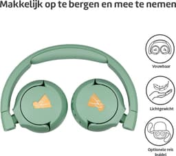 POGS - The Gecko 2 - Draadloze on-ear kinder koptelefoon - Bluetooth - Veilige volumebegrenzing - Duurzaam - Gratis app voor extra functies - rGroen — thumbnail 3