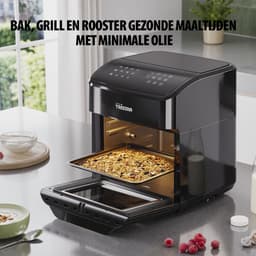 Tristar FR-9065 - Airfryer Oven XXL - 12L - 12 Bakprogramma's - Zwart - WK — thumbnail 2