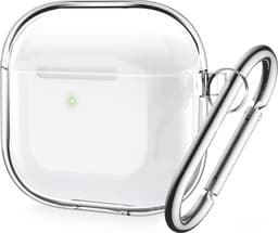 YONO Hoesje geschikt voor Airpods 4 - Case - Siliconen - Transparant — thumbnail 1
