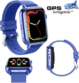 GPSHorlogeKids© - GPS horloge kind - smartwatch kinderen - WhatsApp - 4G videobellen - SOS alarm - TikTok - Google Assistant - facebook - smartwatch kind - nieuw 2025 - incl SIM – model Flux Blauw — thumbnail 4