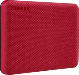 External Hard Drive Toshiba CANVIO ADVANCE Red 2 TB USB 3.2 Gen 1 — thumbnail 2