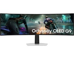 Samsung Odyssey OLED G9 LS49DG912SUXEN - DQHD OLED Ultrawide Curved Gaming Monitor - 144Hz - 49 Inch