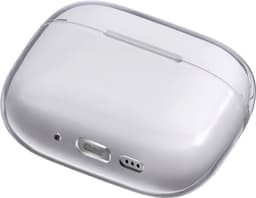 Hoesje geschikt voor Airpods 4 - Schokbestendig siliconen Case Silicone - Transparant — thumbnail 1