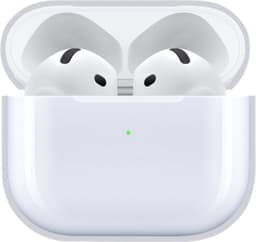 Hoesje geschikt voor Airpods 4 - Schokbestendig siliconen Case Silicone - Transparant — thumbnail 4