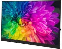 Touchscreen Draagbare Monitor - Tweede Externe Monitor - 16 Inch - Type C Poort - Ingebouwde Dubbele Luidsprekers - 1920x1200 60HZ - voor Laptop
