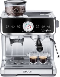 Polti Coffea G50S Espressomachine met Koffiemolen – 15 bar – 2,8L – Zilver — thumbnail 4