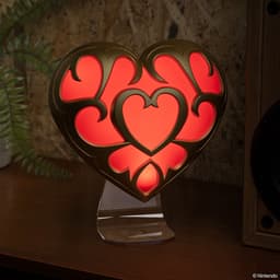 The Legend of Zelda Heart Container Light – Officieel Gelicentieerde 3D Lamp, USB of Batterijen, 21,6 cm- Paladone — thumbnail 1