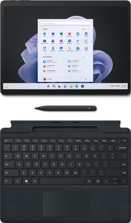Microsoft Surface Pro 9 - 2 in 1 - Touchscreen - i5/8GB/256GB Zwart - 13 inch — thumbnail 5