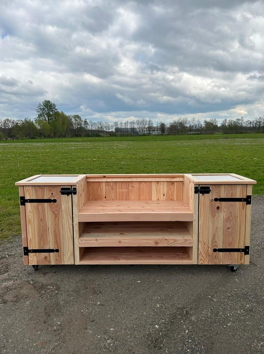 Buitenkeuken 'Schroef' | BBQ ombouw | Buiten koken — afbeelding 1