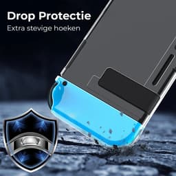 Anti-slip TPU Case Transparant Geschikt voor Nintendo Switch- Shock Case Geschikt voor Nintendo Switch - Beschermhoesje Geschikt voor Nintendo Switch - Silicone hoesje Geschikt voor Nintendo Switch - Beschermend hoesje — thumbnail 2