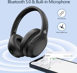 AG270 Koptelefoon - Bluetooth - Draadloos - Volwassenen & Kinderen - Met microfoon - 23 uur batterij -Draad - Headphone - — thumbnail 4