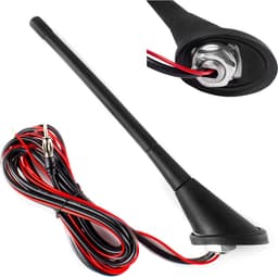 Universele auto antenne met versteker - Auto antenne - 18cm - 3m kabel lengte — thumbnail 1