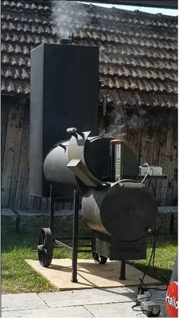 Dymbox 1,3L koud rookgenerator (Nu incl. 2 KG hout snippers, luchtpomp) voor rookovens rookkasten en BBQ ( cold smoker ) koud rook generator CSG — thumbnail 3