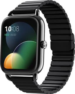 DrPhone RS4 Plus Smartwatch - 1.78 AMOLED HD Display - Hartslagmeter - SpO2 Tracking en nog veel meer - Smartwatch Voor Mannen & Vrouwen - Zwart — thumbnail 2