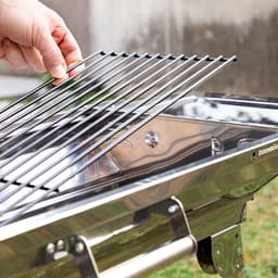 Bbq - Camping Bbq - Barbecue - RVS - Vouwbare Bbq - Bbq Houtskool - Multifunctionele Zijplanken — thumbnail 4