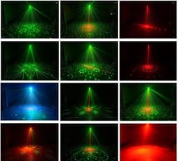 DJ Laser • Lichtshow • 60 Patronen • Reageert op Geluid • LED • Strobe • RGB • Stage • DJ Gear • DJ Stage • Dansvloer • Afstandbediening — thumbnail 2