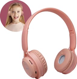 Relave Koptelefoon Kinderen Bluetooth - Kinder Koptelefoon / Hoofdtelefoon Draadloos Over Ear - Roze — thumbnail 1