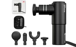 DrPhone EchoEase – Mini Draagbare MassageGun – Ontspanning – Massage – Met Vier Standen – Met Vier Snelheden - Fitness Spier Massage – Zwart — thumbnail 1