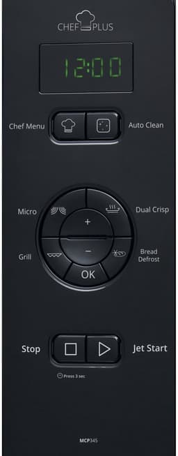 Whirlpool Magnetron Chef Plus 25L Zwart MCP345BL — thumbnail 4