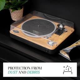 House of Marley Platenspeler Stofkap - Duurzaam Hard Plastic - Transparant - Geschikt voor Stir It Up / Stir It Up BT / Stir It Up Lux — thumbnail 2