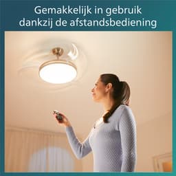 Philips Bliss LED-plafondlamp - met ventilator - wit — thumbnail 3