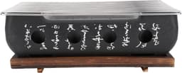 Allecto - Barbecue Stove - Japanse stijl BBQ-grill - Draagbaar en compact - Houtskool grill - Geschikt voor binnen en buiten - 36 x 18 x 13 cm — thumbnail 5