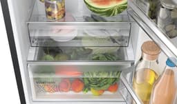 Bosch KGN36VXCT - Serie 4 - Vrijstaande koel-vriescombinatie - Zwart - Total No Frost; Nooit meer ontdooien - Zeer stil - VitaFresh - Energielabel C - VitaFresh XXL 0°C: houd etenswaren langer vers met extra ruime vershoudlades — thumbnail 5
