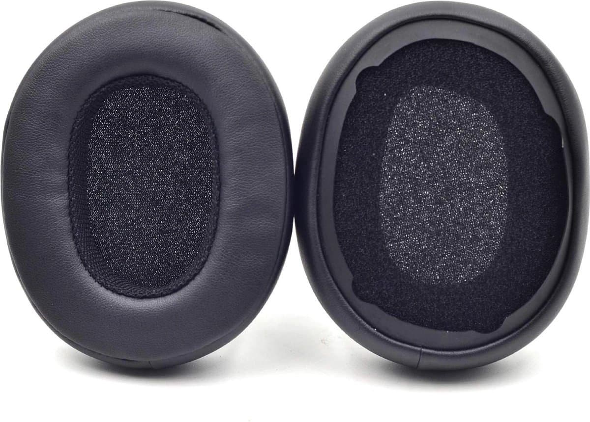 Oorkussens Geschikt voor Skullcandy Crusher Wireless / Crusher Evo / ANC / 3.0 / 2.0 / 360 / Hesh 3 / Hesh Evo / Hesh ANC / Venue – Vervangende Earpads van Memory Foam & Protein Leather – Set van 2 – Zwart — afbeelding 1