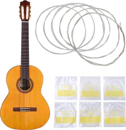 Set van 6 Gitaarsnaren voor Klassieke Gitaren - Snarenset - Nylon Snaren — thumbnail 1