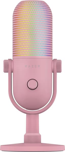 Razer Seiren V3 Chroma - USB Gaming Microfoon - Ruisonderdrukking - RGB - PC - Roze/Quartz — thumbnail 1