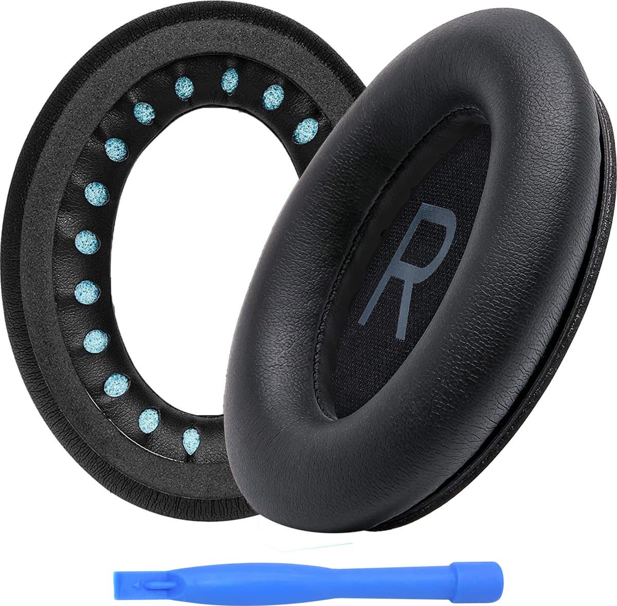 MMOBIEL Vervangende Oorkussens Geschikt voor Bose QuietComfort 45 (QC45) / QuietComfort SE / New Quiet Comfort Wireless Over-Ear Hoofdtelefoons van MMOBIEL – Protein PU Koptelefoon Oorkussens - Hoofdtelefoon Earpads — afbeelding 1