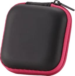 Oortjes Opberg Hoesje | Case | Etui | Organizer | Voor Het Opbergen Van Oordopjes En Laadkabels | Opbergen Van Sleutels | USB | ROZE — thumbnail 1