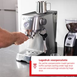 Solis Barista Perfetta Plus 1170 V2 Pistonmachine - Heerlijke Koffie Binnen 1 Minuut - Compacte en Hoogwaardige Espressomachine - Melkschuimsysteem - Zilver — thumbnail 3
