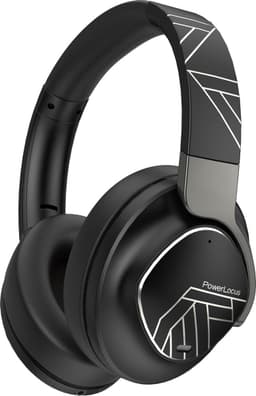 PowerLocus MoonFly Koptelefoon Over-Ear met Active Noise Cancelling, Draadloze Hoofdtelefoon, Voice Assistant Activation - Zwart/Grijs — thumbnail 1